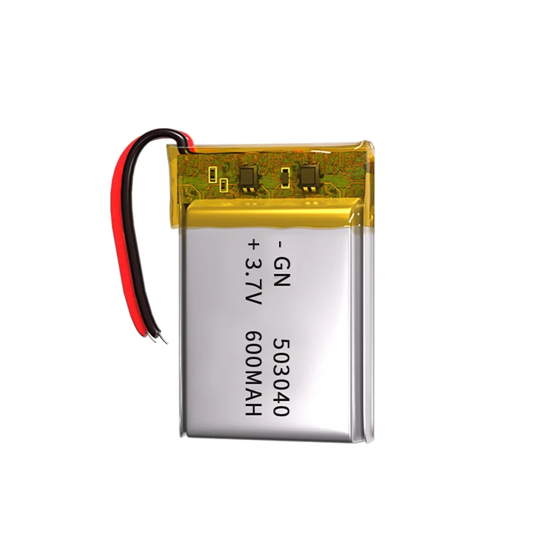 Wholesale 503040 lipo rechargeable battery 3.7v li-polymer battery 600mah 503040 lithium polymer battery