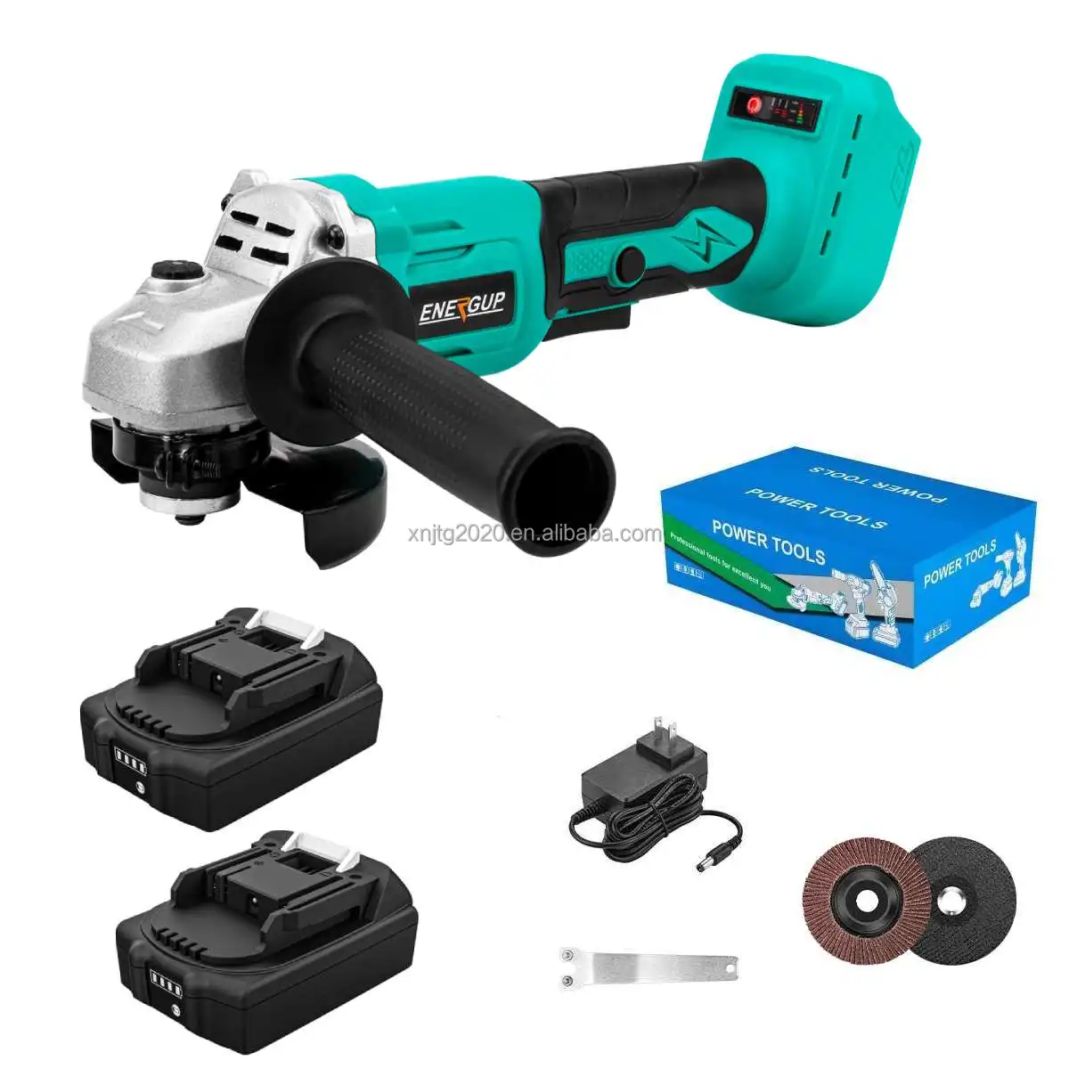 Steel Wood Concrete Sharpening Grinding Machine Cutting Polishing Brushless Metal Grinder Cordless Angle Grinder