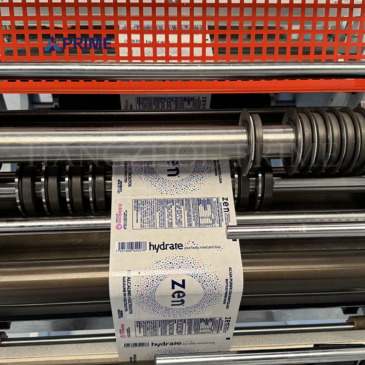 High Quality Aluminum Foil Label Rewinding Sticker Plastic Label Inspection Slitting Machine
