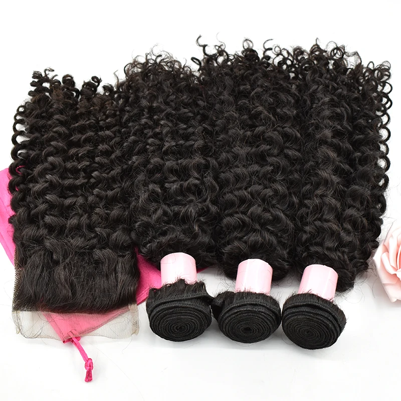 2021 Qingdao haiyi  Factory Wholesale Black Women Raw Indian  100 human unprocessed  curly hair extension from one donor