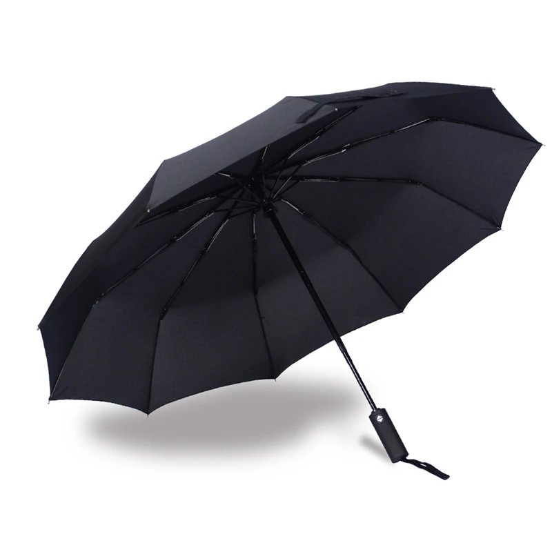 Amazon hot sale Windproof waterproof 3 folding auto open close telescopic compact foldable travel Umbrella for adults