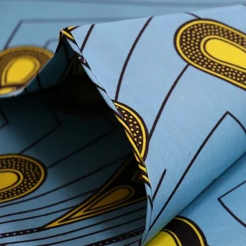 Best Price Wholesale African Wax Print Fabric Hollandais 6 Yards