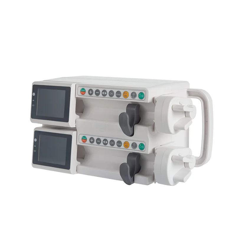 Hospiwell Hospital Medical Equipment Single/double Channel Electric Portable ICU Syringe Pump