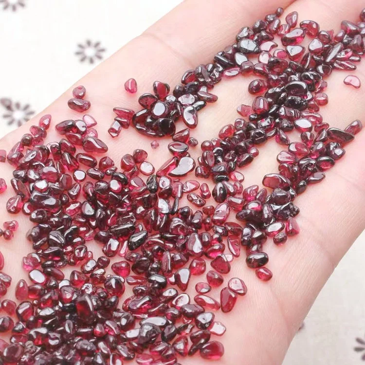 Natural Tumbled Stones Loose Gemstone Garnet Crystal Stone for Healing