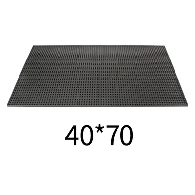 Аксессуары для бара экологически чистый черный резиновый коврик из ПВХ обслуживания кофеварки