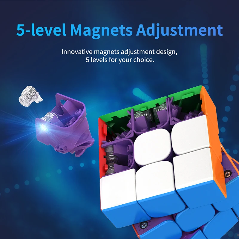 Moyu 2021 Puzzle toy Weilong WR Maglev 5cm Fidget Cube Magnets magic cubes