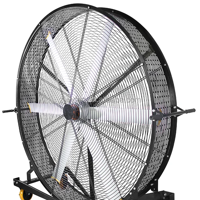 47inch Industrial Pedestal Fan Industrial High Velocity Drum Fan Cooling Gym Portable Quiet large oscillation Floor Fan