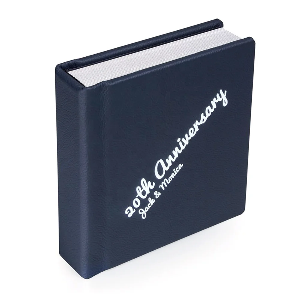 Лидер продаж, фотоальбом с пользовательским логотипом, кожаный фотоальбом