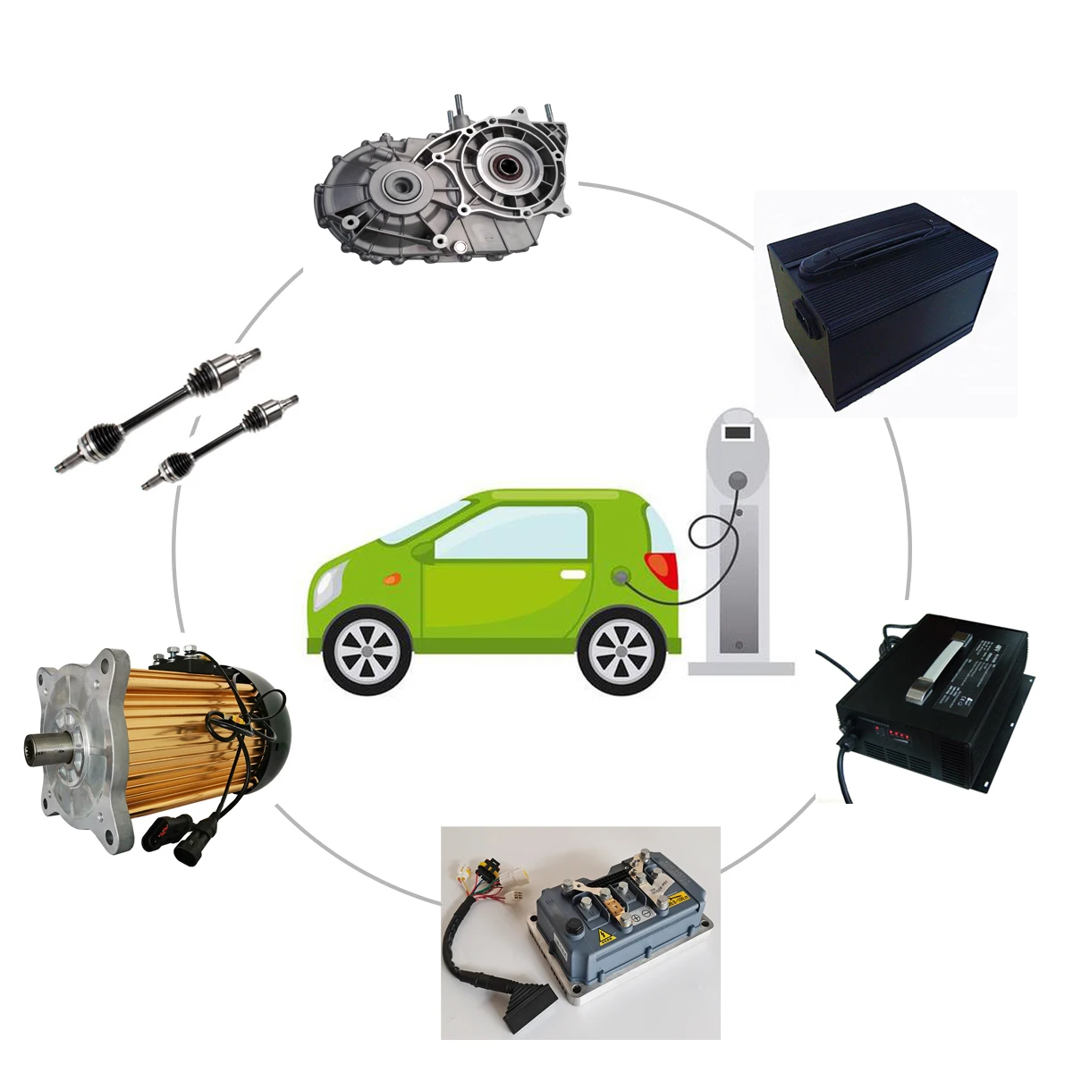 4kW AC Motor Driving System for Electric Car