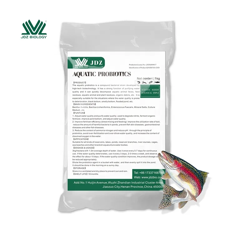 Factory direct supply aquatic nutrition water improving probiotic aquaculture water treatment