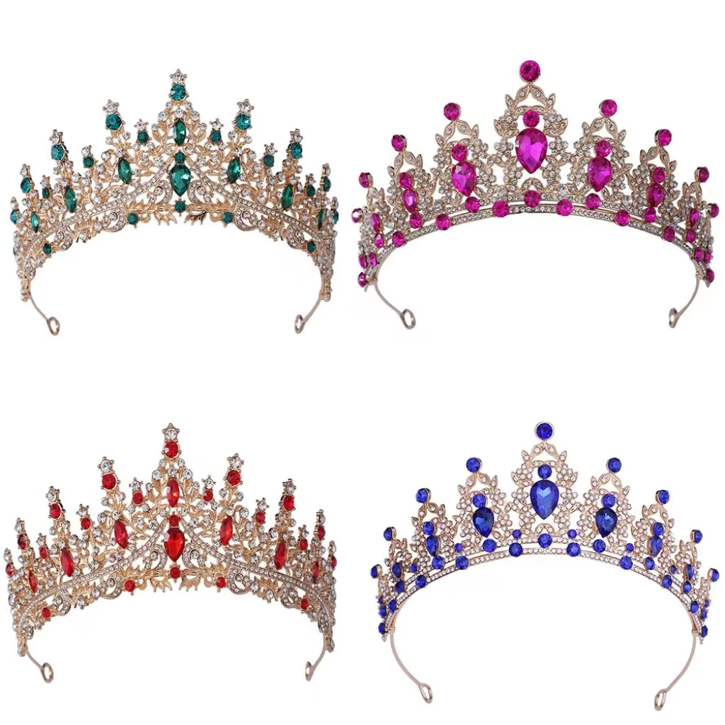 High Quality Wedding Hair Crown Tiaras And Crowns Wedding Tiara Bridal Crown  For Wedding Hair Accessories