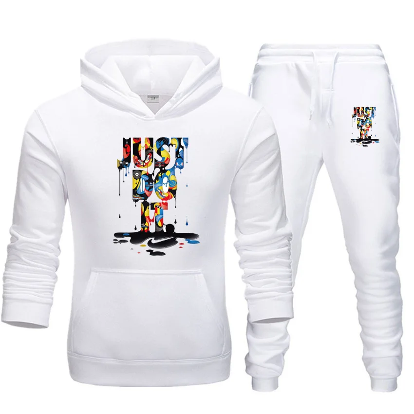Long Sleeve Wholesale Hoodies Training Jogging Wear Joggers Up And Down Just Do Men Tracksuits It Custom Logo Tracksuit Men