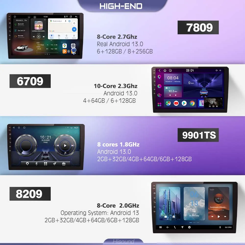 New Material phone chip 2din 7/9/10.1inch touch screen carplay dsp universal android car radio