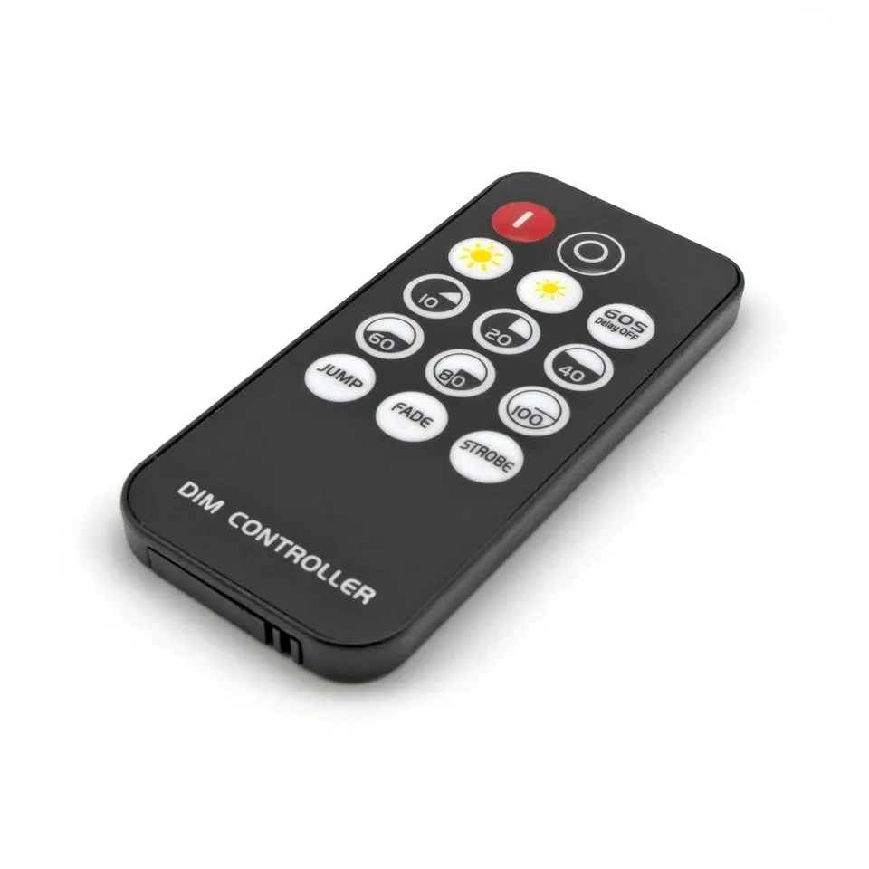 Mini Portable DC5-24V led RF 14-key single color controller 1 channel dimmer for 5050 2835 strip light