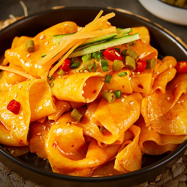 
Instant food wet cold konjac noodles for liangpi 