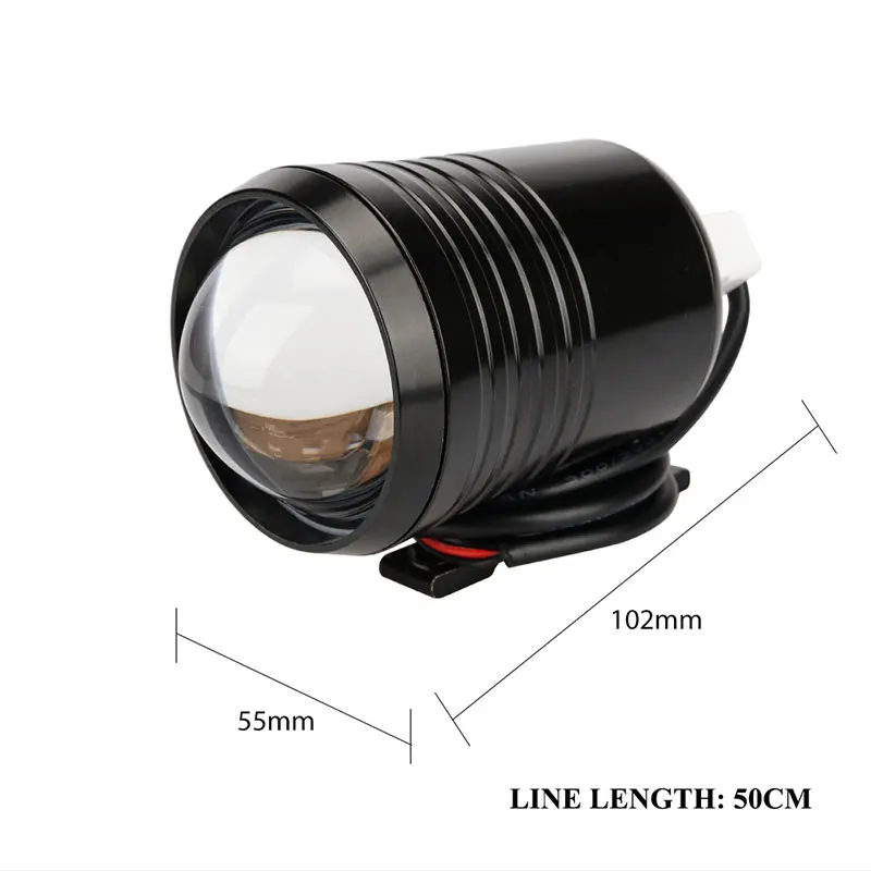U2 Motor led 30W Flash Angel Eye Halo Ring Spotlight Mini Driving Light for Motorcycle