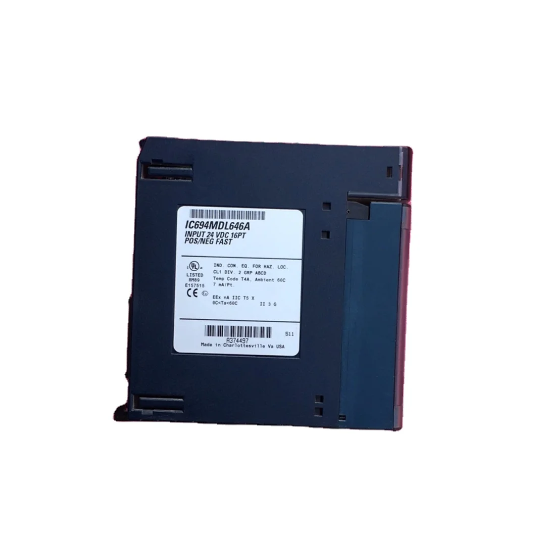Входной модуль PLC 24 В постоянного тока 16 точек POS/NEG LOGIC 1 MSEC фильтр оригинальный аутентичный распродажа IC694MDL646