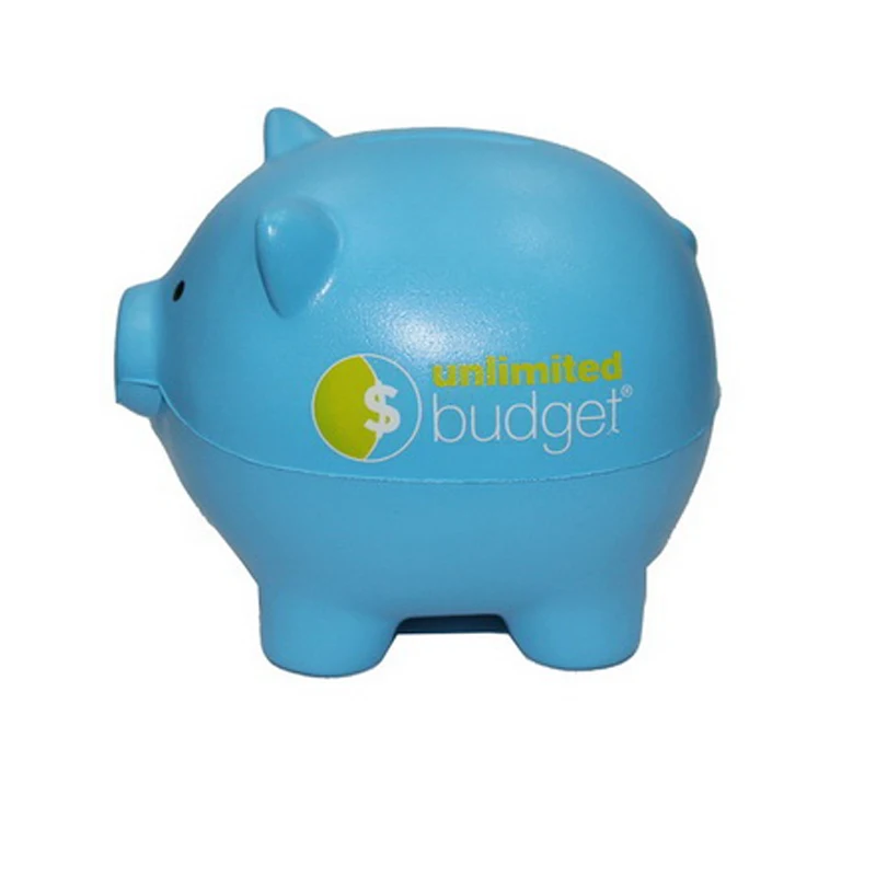 2021 безопасный нетоксичный рекламный полиуретановый пенопласт, антистрессовый мяч, свинья банка