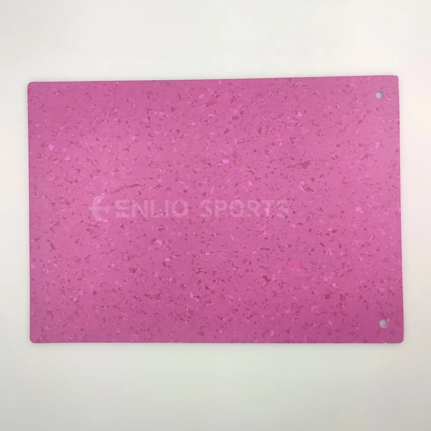 Enlio Factory Price Waterproof Mat Rubber Bathroom Office Flooring Plastic Tiles Homogeneous Floor Mat Pvc Roll