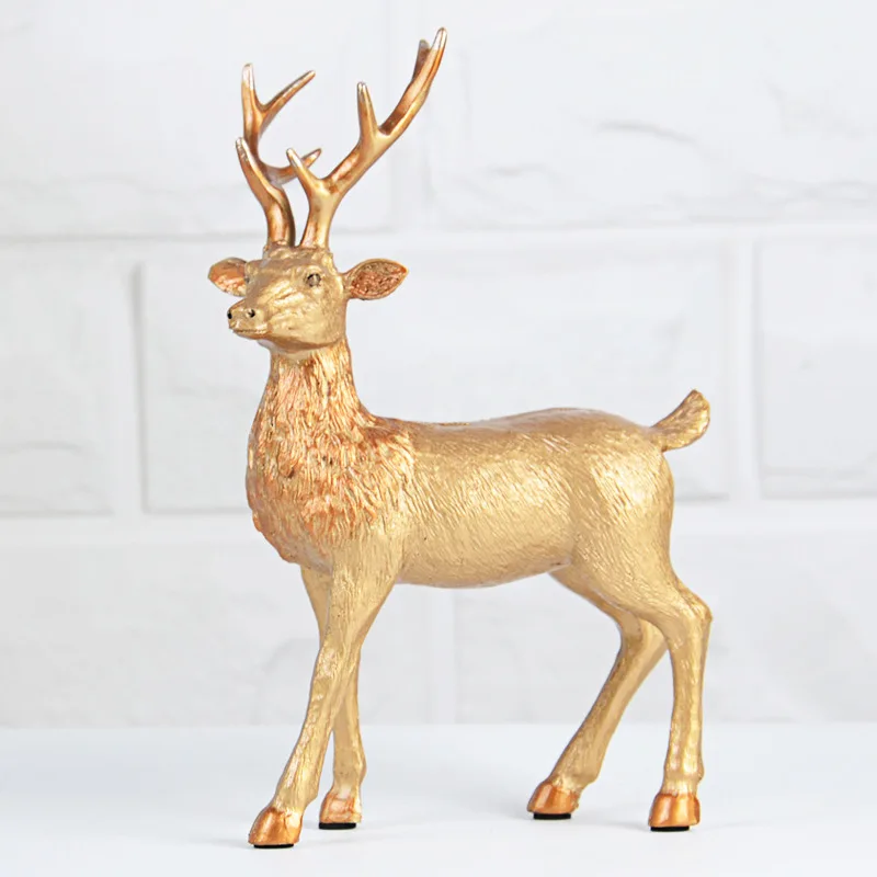 European creative bedroom living room study porch home decoration furnishings crafts simple and practical deer ornaments