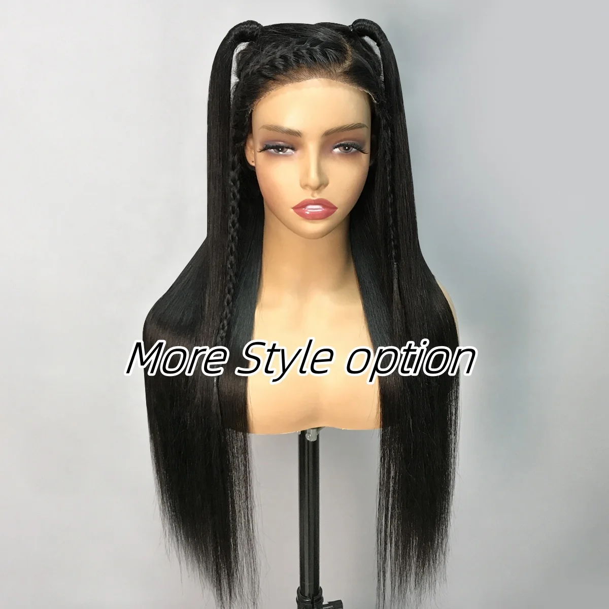 Glueless 6x4 HD Lace wigs 100% Human Hair HD Pre Plucked Bleached Knots Lace Front Wigs Straight 6x4 Lace Glueless Wear and go