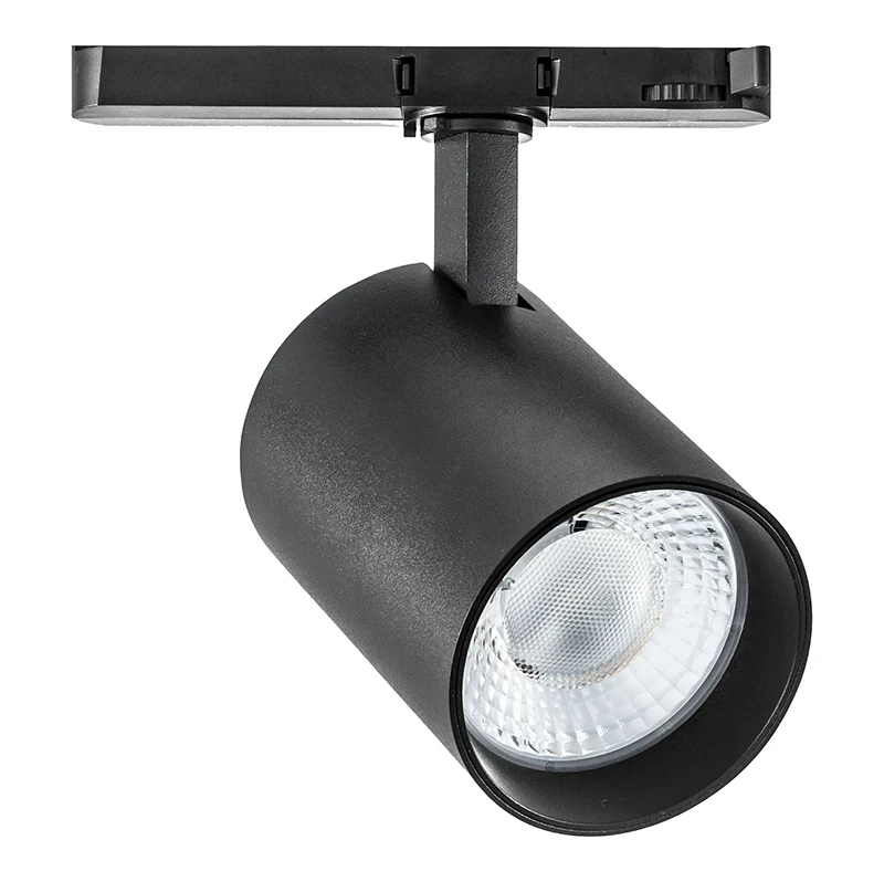 Commercial Brand 25W/30W Track Light Ripple-Free LED Guide Rail with 4-Wire Track Adapter and Cob Spot for Mall Lighting