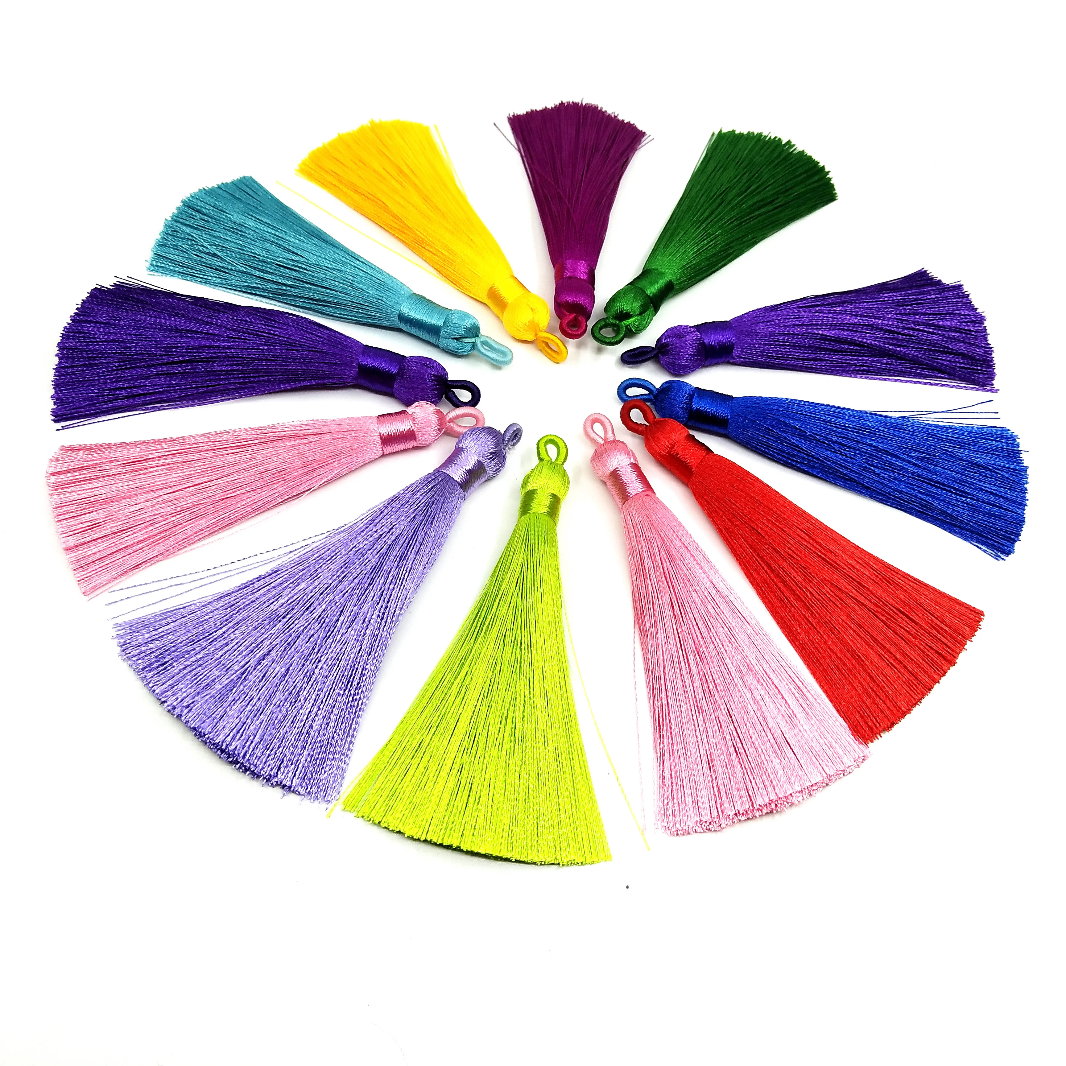 Pink tassel keychain for key& Pink tassel keychain for handbag High quality keychains