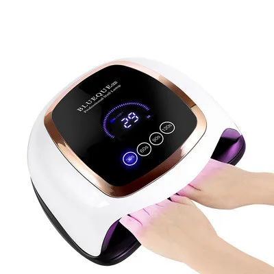 Professional 168W LCD touch screen 42LED auto sensor nail machine uv led lamp nail table dryer