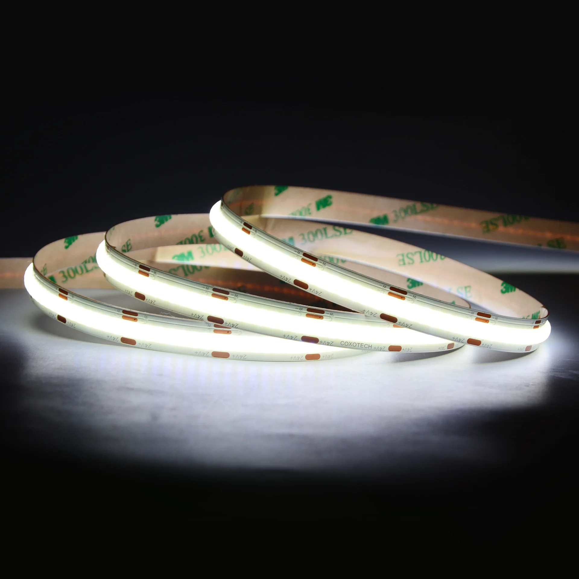 Гибкая и гибкая светодиодная лента FCB Free cob light 10 м 3000 + 6500K Cct Cob