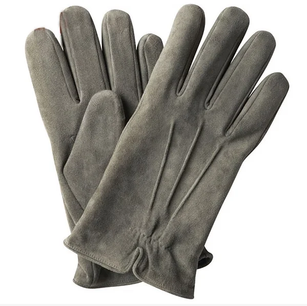 Оптовая продажа; Зимняя мужская обувь; Модные теплые замшевые кожаные перчатки