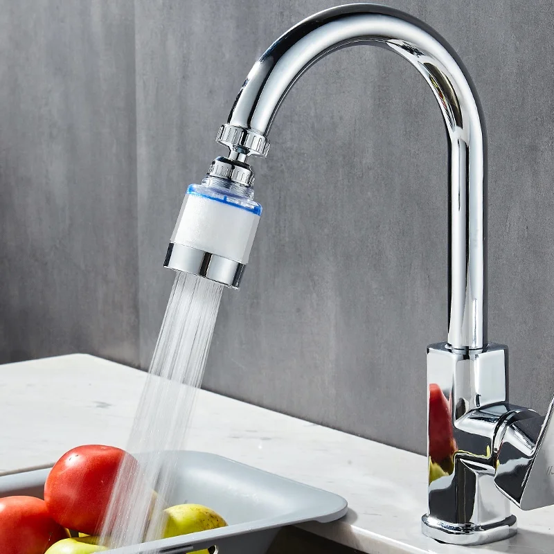 360 Degree Rotating Faucet Luxury Water Saving Faucet Sprayer Water Saving Pressurized Faucet Filter Kitchen Accessories