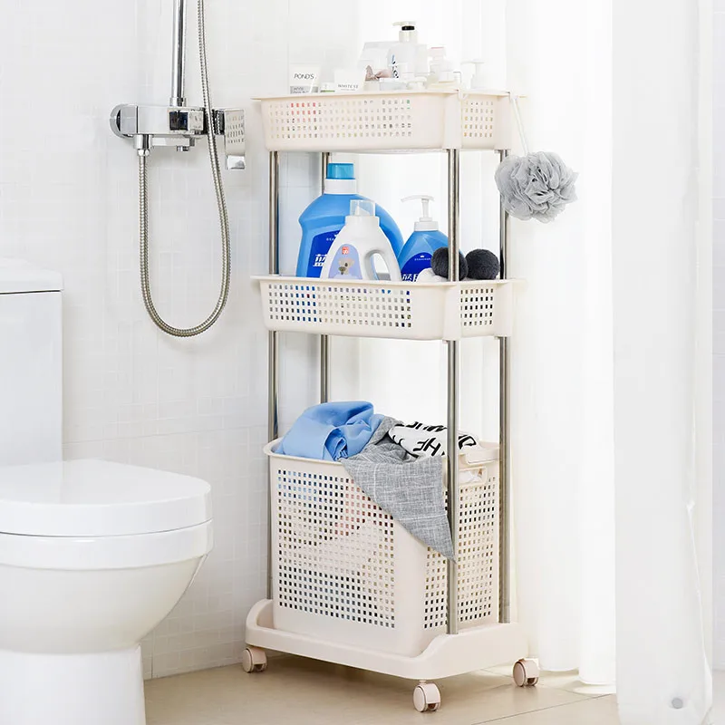 2020 new arrival  large laundry basket high quality 3 tier laundry basket taizhou clothes laundry basket
