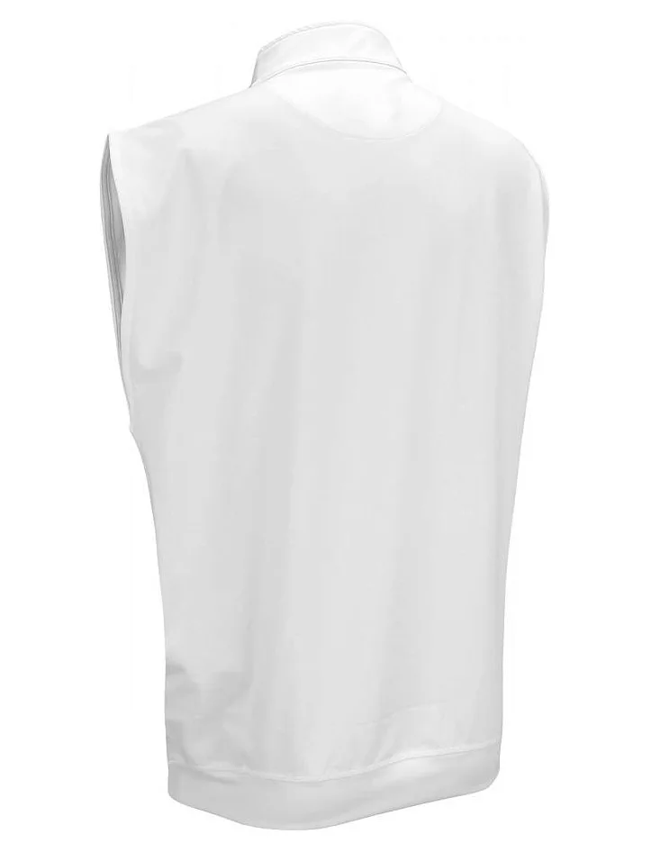 Unisex Customized Logo Performance Half-Zip Jersey Vest Pullover Sport Sleeveless Collar Golf Vests With Gathered Waist For Men