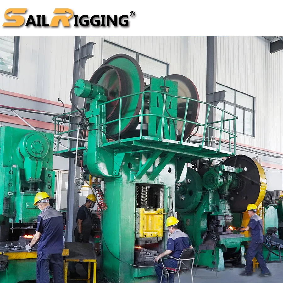 
G-2150 Carbon steel Forged 150ton Marine Lifting Chain D Shackles with Safety Bolt Pin 