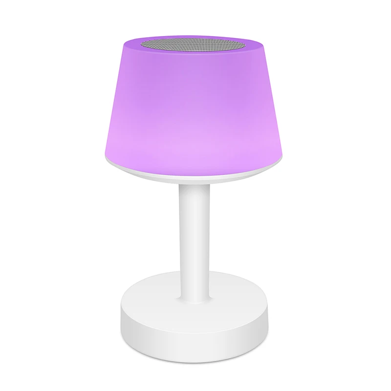 colorful Lamp with BT Speaker touch lamp for both home and outdoor colorful night light with wireless BT music speaker