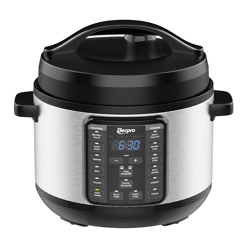 10 in 1 Multifunctional LED Display 4 Quart 4L capacity Non-Stick Stainless Steel 60kPa Household Electric Pressure Cooker