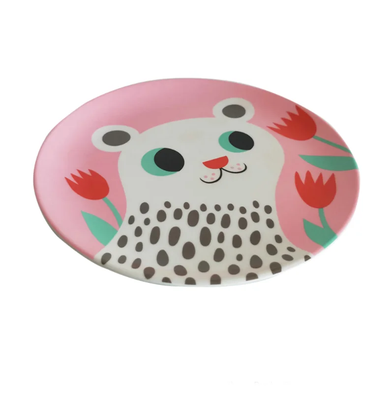 Durable Unbreakable Hard Plastic customized melamine dinner plate