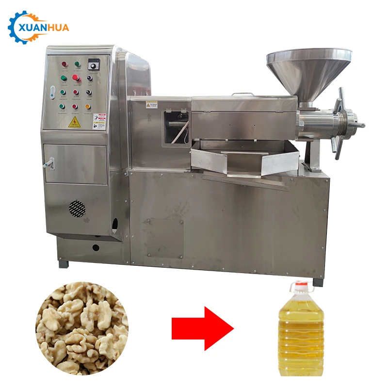 commercial oil extraction machine hydraulic ground nut oil pressing machine small industrial oil presser making machine