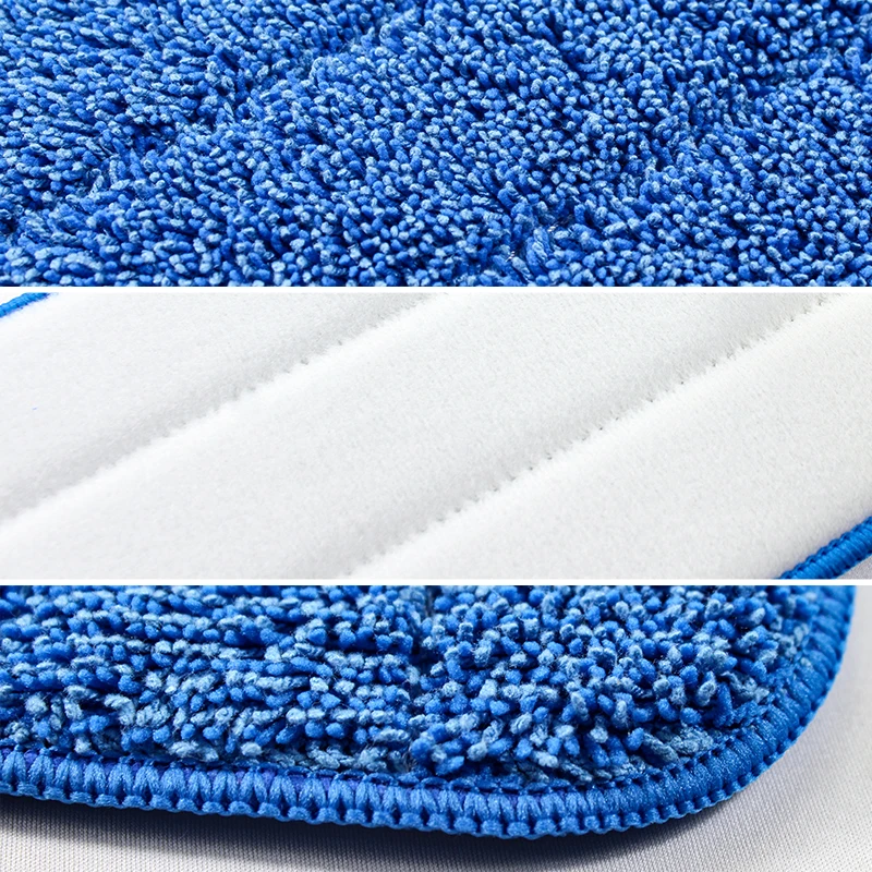 Custom Industrial Super Absorption Wet and Dry Microfiber Blended Twisted Wet Mop for Commercial Floor Cleaning