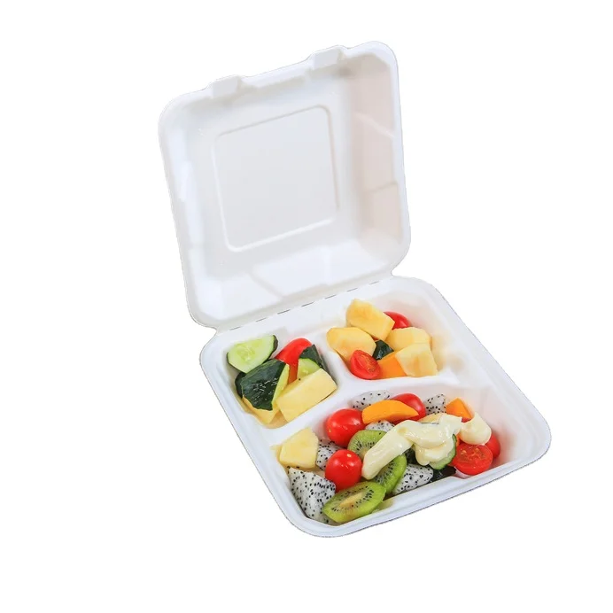 Shaoneng Luzhou Compartment Container Bagasse Food Containers Boxes