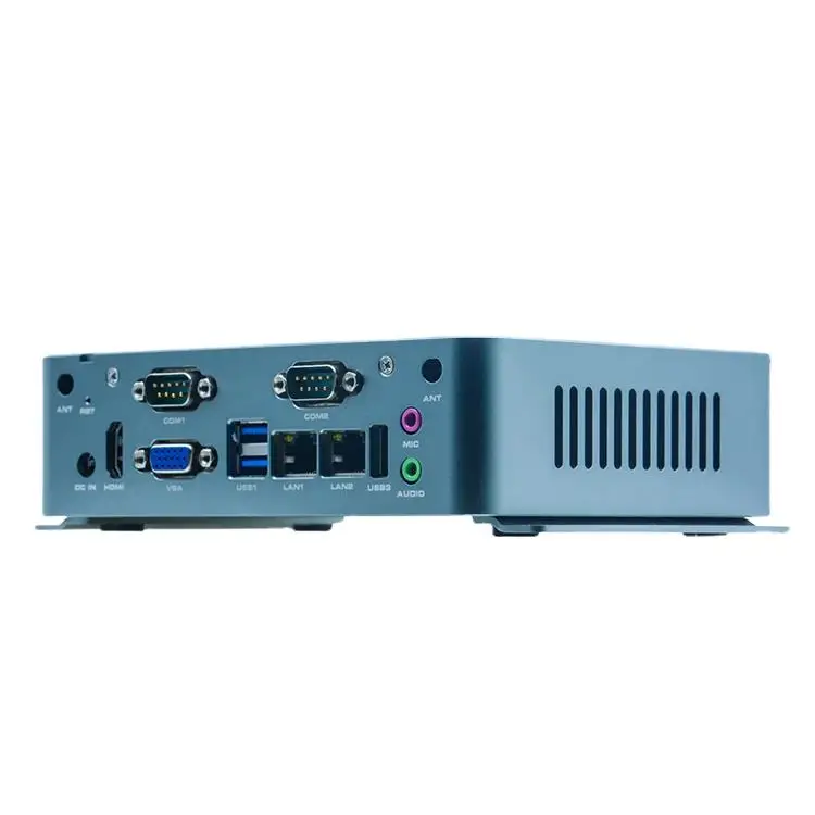 Intel Celeron J1900 NUC mini computer quad core processor J1900 Dual Lan Mini PC Nano PC with 2*com port