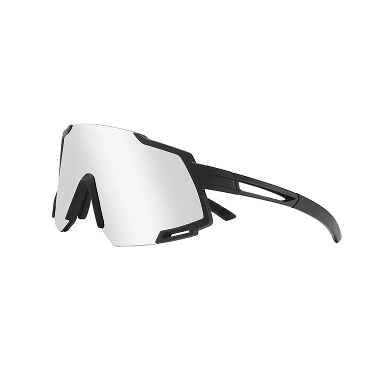 Fashion One Piece Oversize Custom Logo Sports Goggle Cycling Fashion Sunglasses