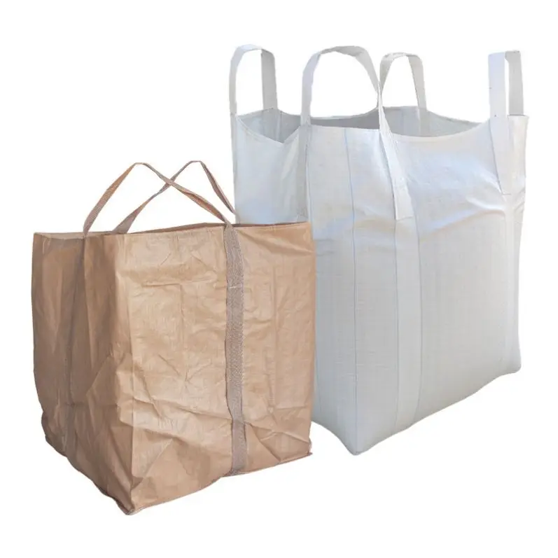 Custom Chemical Industry 1000kg Fibc Baffle Bag PP bulk bag Heavy Duty Woven Ton Bag