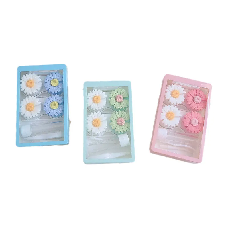 
Easy Carry Eyes Kit Holder Container Contact Lens Case Cosmetic Travel Kit Mini Glasses Case Custom Wholesale Contact Lens Cas 