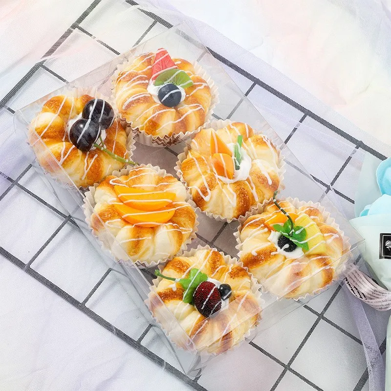 Fake cupcake simulation artificial PU foam cake kitchen toy hotel food display resin butter cupcake