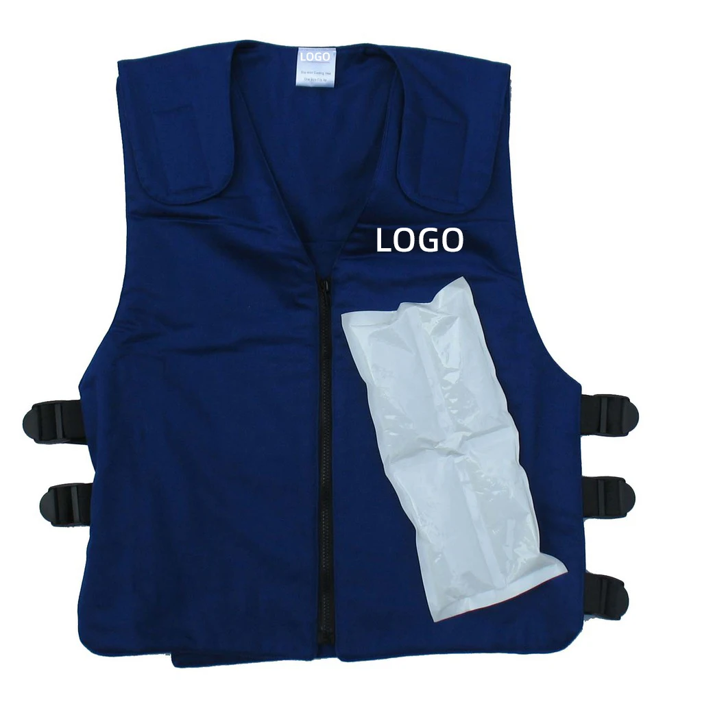 BAOLUN Body Cooling Ice Vest, gel ice pack work vest, ice cooling jacket High Quality Custom Logo Liquid Cooling Vest