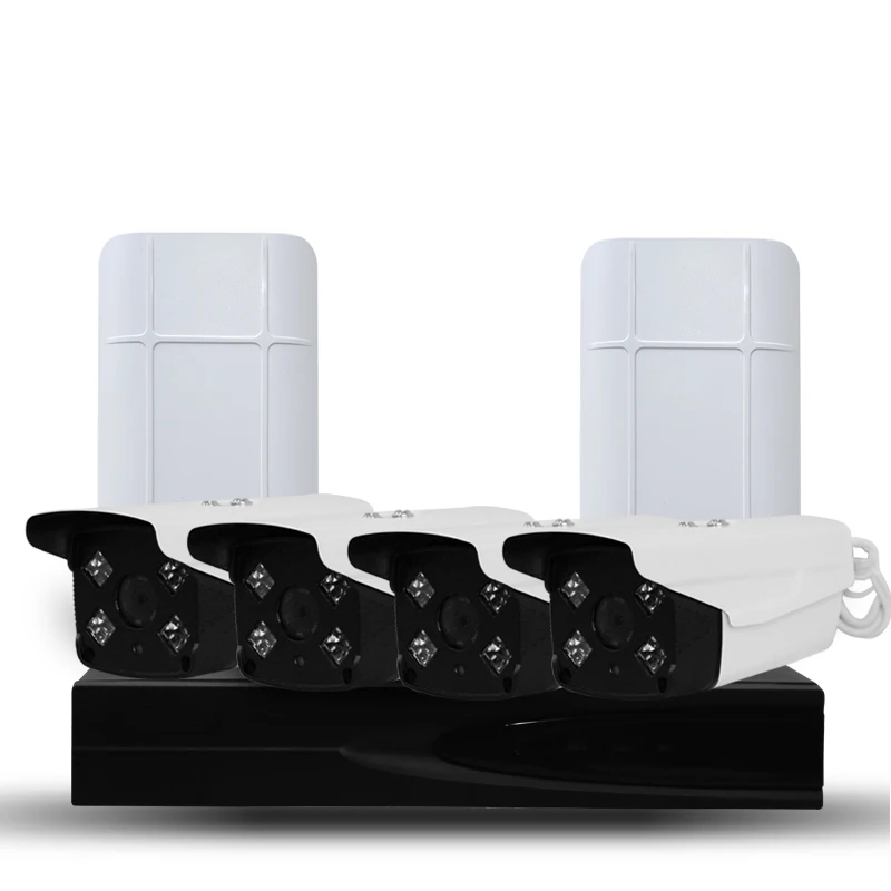  1 км камерная система безопасности беспроводная ip камера 4ch cctv nvr