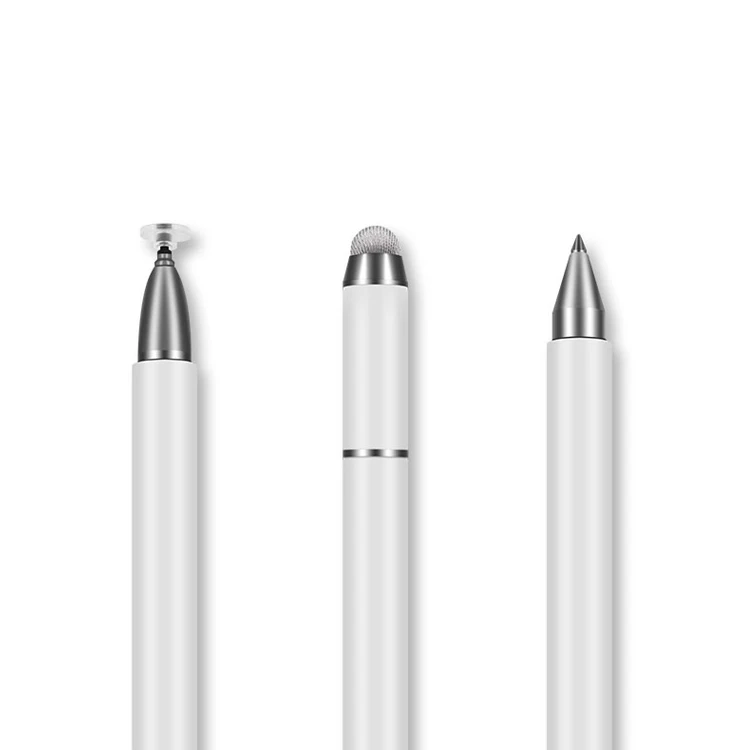 Custom Logo Capacitive Touch Screen Stylus Pen Mesh Disc Smart Pens
