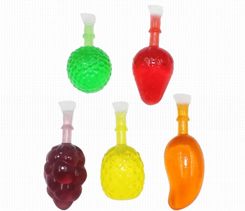 Yummeet custom instant snacks fruit shaped jelly fruits pudding food candy jelly
