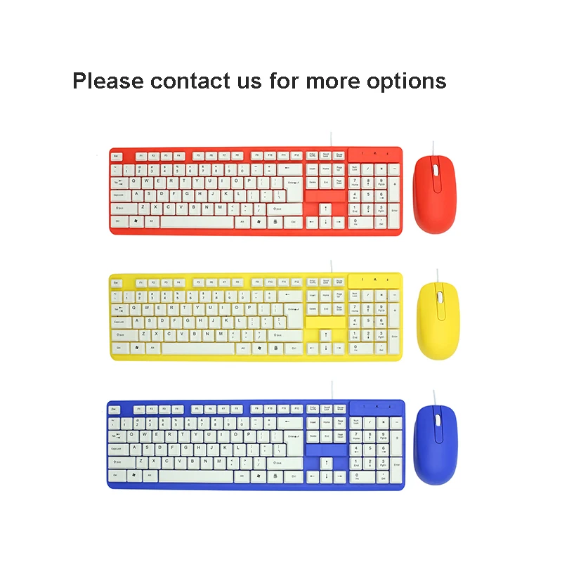 Factory Wholesaler Price 104 keys OEM keyboard full size Portuguese Russian  Arabic French Desktop laptop office keyboard